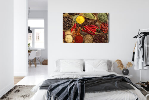 Obraz na płótnie Jedzenie Kolorowe przyprawy Premium Canvas - obrazek 7