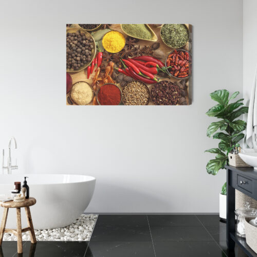 Obraz na płótnie Jedzenie Kolorowe przyprawy Premium Canvas - obrazek 5