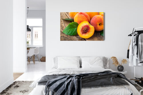 Obraz na płótnie Jedzenie Dojrzałe brzoskwinie Premium Canvas - obrazek 7