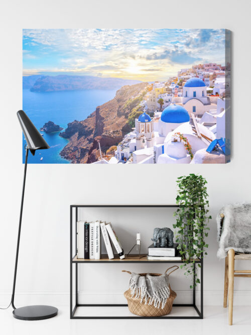 Obraz na płótnie Architektura Premium Canvas Santorini - obrazek 9