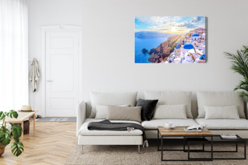Obraz na płótnie Architektura Premium Canvas Santorini - obrazek 6