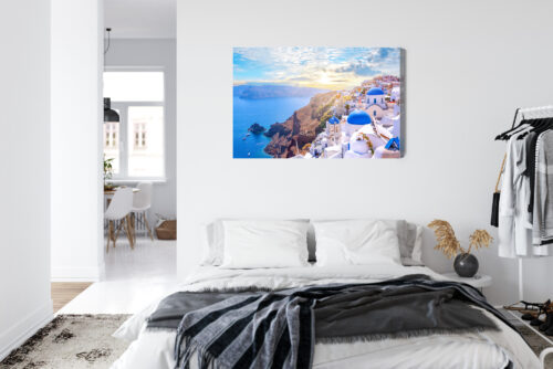 Obraz na płótnie Architektura Premium Canvas Santorini - obrazek 7