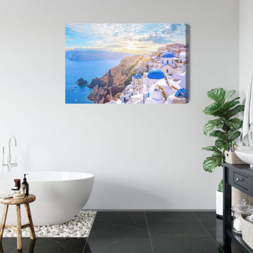 Obraz na płótnie Architektura Premium Canvas Santorini - obrazek 5