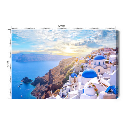 Obraz na płótnie Architektura Premium Canvas Santorini