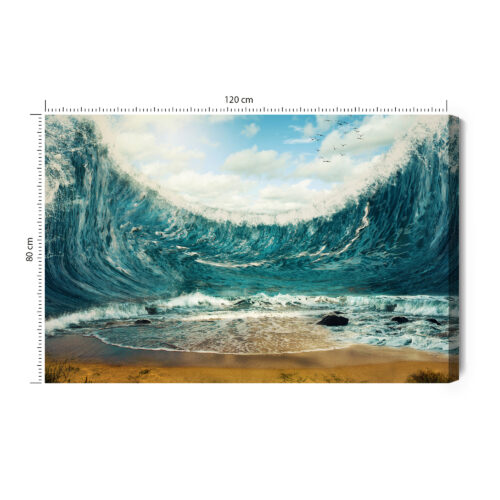 Obraz na płótnie Natura Premium Canvas Fala oceaniczna