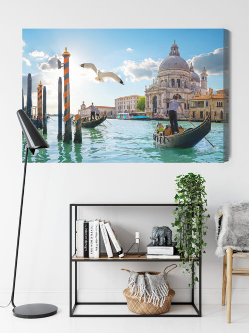 Obraz na płótnie Architektura Premium Canvas Wenecja gondole - obrazek 9