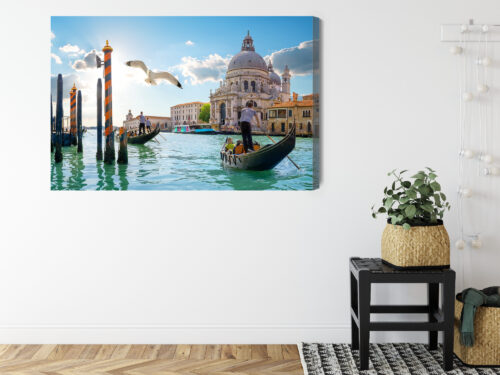 Obraz na płótnie Architektura Premium Canvas Wenecja gondole - obrazek 8