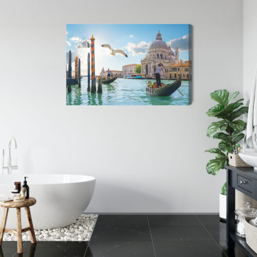 Obraz na płótnie Architektura Premium Canvas Wenecja gondole - obrazek 5