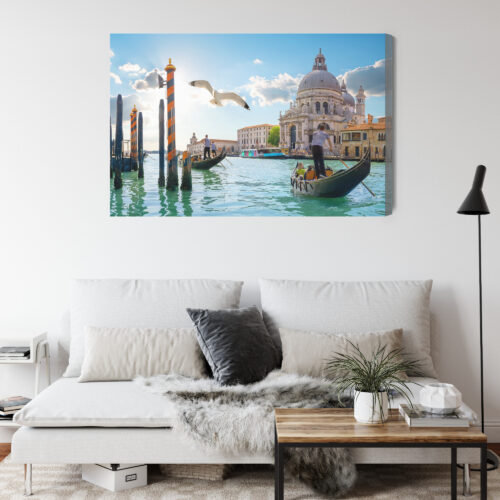 Obraz na płótnie Architektura Premium Canvas Wenecja gondole - obrazek 4