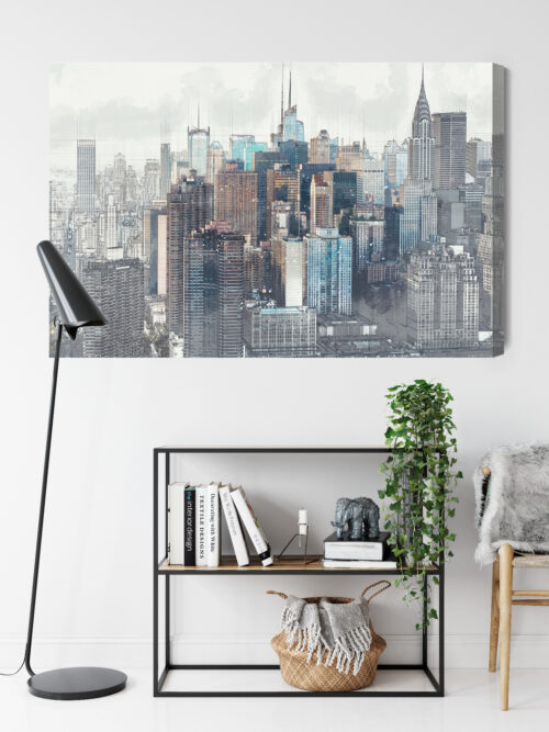 Obraz na płótnie Architektura Premium Canvas Panorama Nowego Jorku - obrazek 9