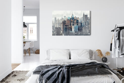 Obraz na płótnie Architektura Premium Canvas Panorama Nowego Jorku - obrazek 7
