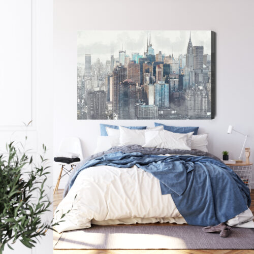 Obraz na płótnie Architektura Premium Canvas Panorama Nowego Jorku - obrazek 3