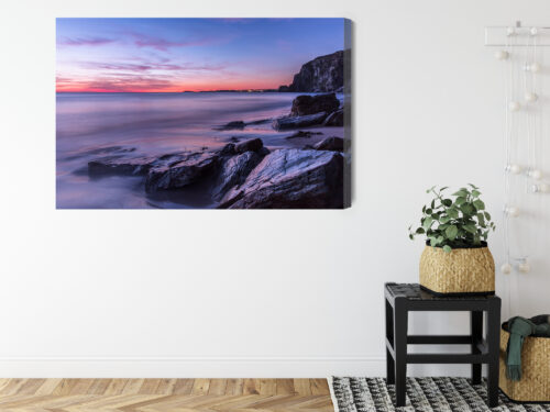 Obraz na płótnie Natura Premium Canvas Skały o zmierzchu - obrazek 8