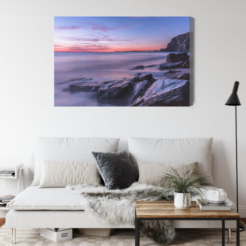 Obraz na płótnie Natura Premium Canvas Skały o zmierzchu - obrazek 4