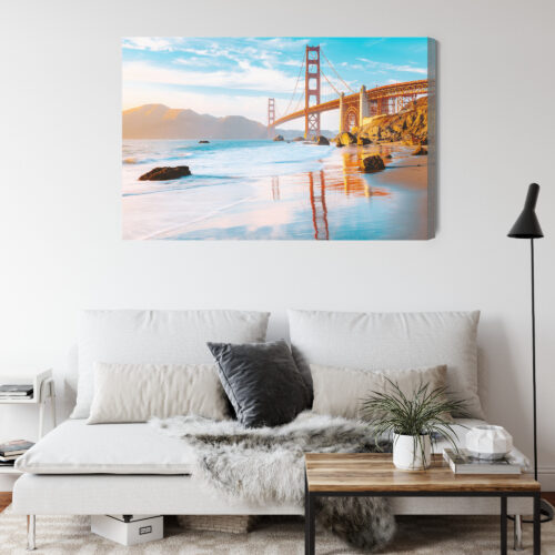 Obraz na płótnie Architektura Premium Canvas Most Golden Gate - obrazek 4