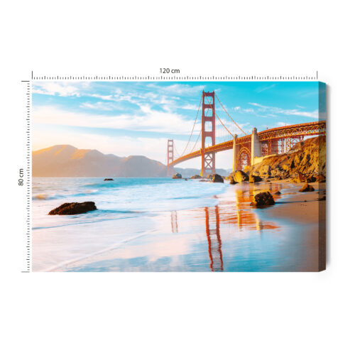 Obraz na płótnie Architektura Premium Canvas Most Golden Gate
