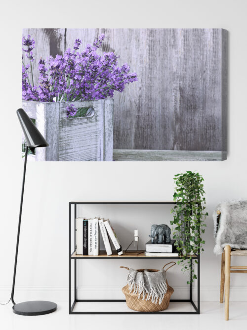 Obraz na płótnie Natura Premium Canvas Lawenda w skrzynce - obrazek 9