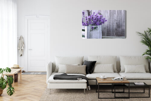 Obraz na płótnie Natura Premium Canvas Lawenda w skrzynce - obrazek 6