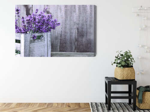 Obraz na płótnie Natura Premium Canvas Lawenda w skrzynce - obrazek 8