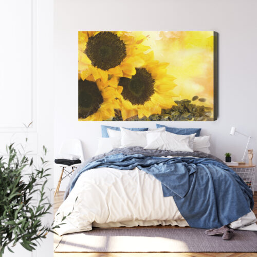 Obraz na płótnie Natura Premium Canvas Słoneczniki i pestki - obrazek 3