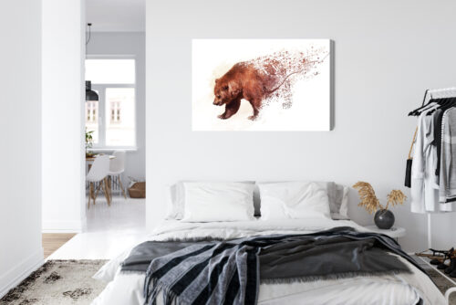 Obraz na płótnie Zwierzę Niedźwiedź Premium Canvas - obrazek 7