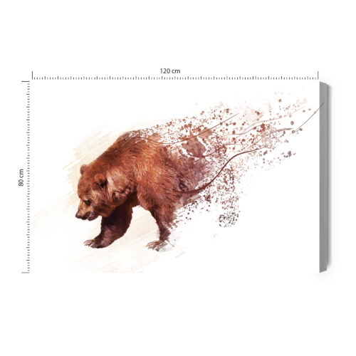Obraz na płótnie Zwierzę Niedźwiedź Premium Canvas