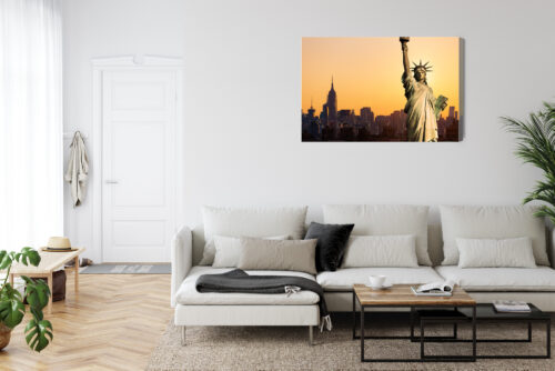 Obraz na płótnie Nowy Jork Statua Wolności Premium Canvas - obrazek 6