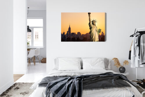 Obraz na płótnie Nowy Jork Statua Wolności Premium Canvas - obrazek 7