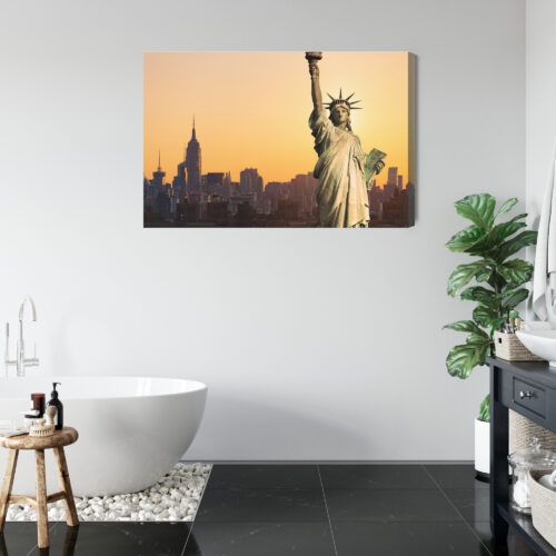 Obraz na płótnie Nowy Jork Statua Wolności Premium Canvas - obrazek 5