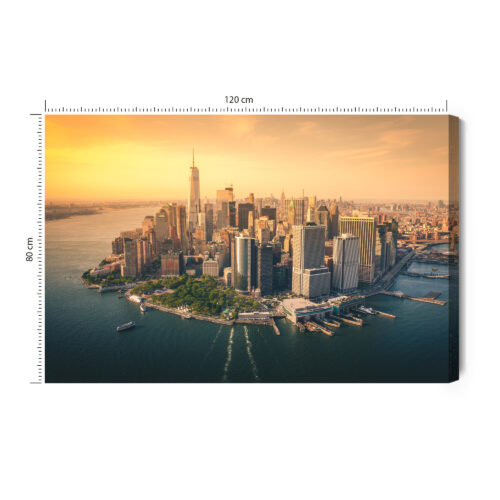 Obraz na płótnie Miasto Manhattan panorama Premium Canvas