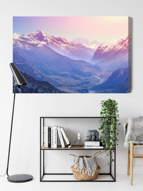 Obraz na płótnie Natura Górska dolina Premium Canvas - obrazek 9