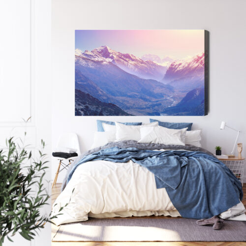 Obraz na płótnie Natura Górska dolina Premium Canvas - obrazek 3