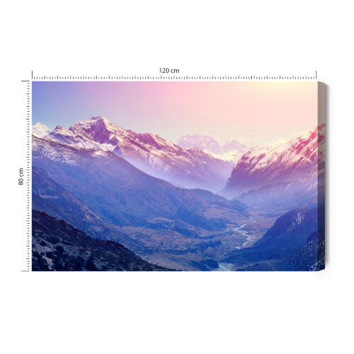 Obraz na płótnie Natura Górska dolina Premium Canvas