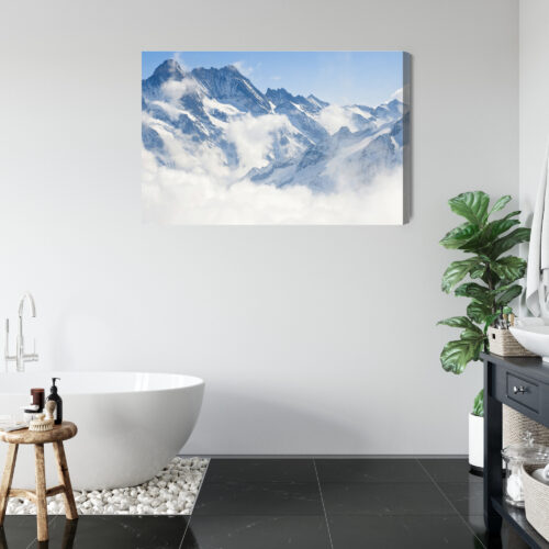 Obraz na płótnie Natura Ośnieżone góry Premium Canvas - obrazek 5