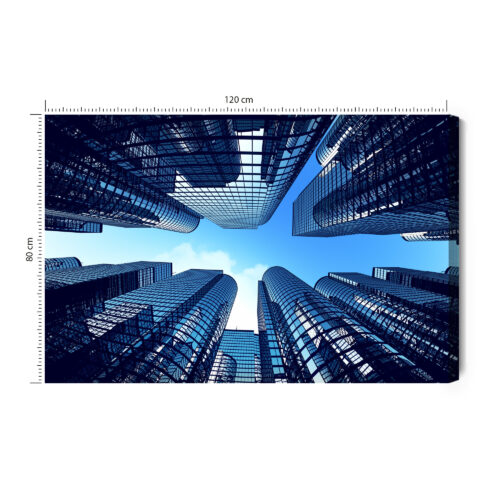 Obraz na płótnie Architektura Drapacze chmur Premium Canvas