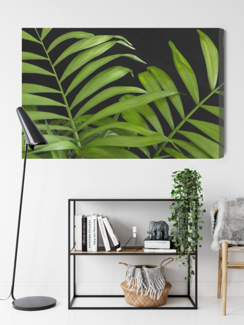 Obraz na płótnie Natura Zielone liście Premium Canvas - obrazek 9