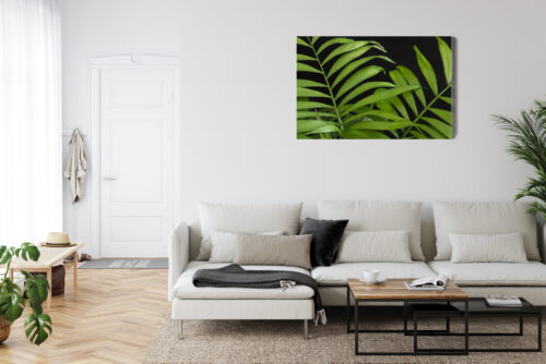 Obraz na płótnie Natura Zielone liście Premium Canvas - obrazek 6