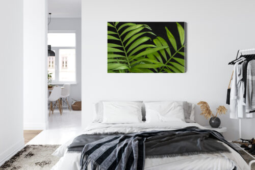 Obraz na płótnie Natura Zielone liście Premium Canvas - obrazek 7