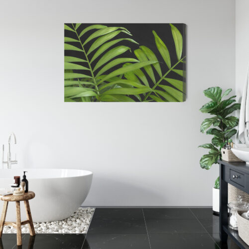 Obraz na płótnie Natura Zielone liście Premium Canvas - obrazek 5