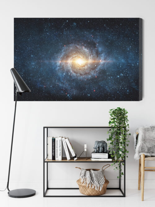 Obraz na płótnie Galaktyka Kosmos Spiralna Droga Mleczna  Premium Canvas - obrazek 9