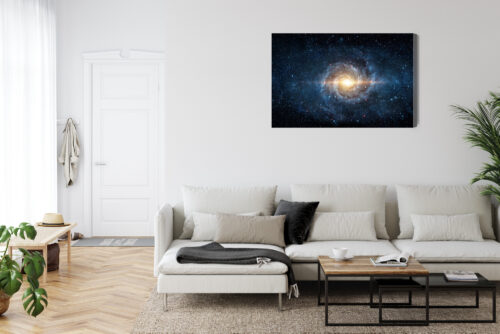 Obraz na płótnie Galaktyka Kosmos Spiralna Droga Mleczna  Premium Canvas - obrazek 6