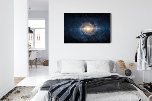 Obraz na płótnie Galaktyka Kosmos Spiralna Droga Mleczna  Premium Canvas - obrazek 7