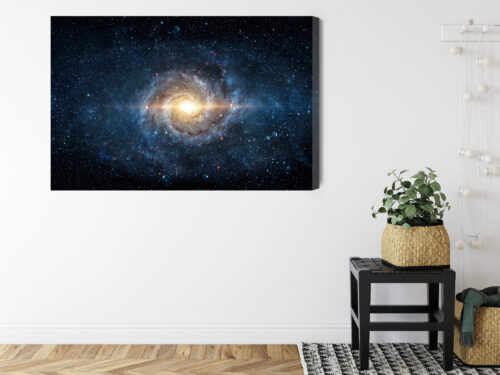Obraz na płótnie Galaktyka Kosmos Spiralna Droga Mleczna  Premium Canvas - obrazek 8