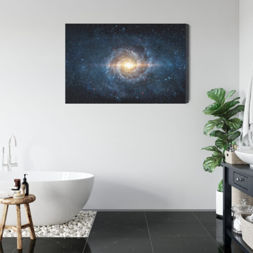 Obraz na płótnie Galaktyka Kosmos Spiralna Droga Mleczna  Premium Canvas - obrazek 5