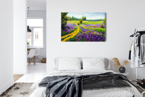 Obraz na płótnie Krajobraz Impresjonizm Łąka  Premium Canvas - obrazek 7