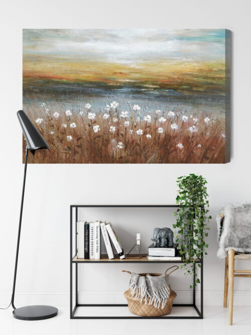 Obraz na płótnie Kwiaty Abstrakcja Łąka  Premium Canvas - obrazek 9