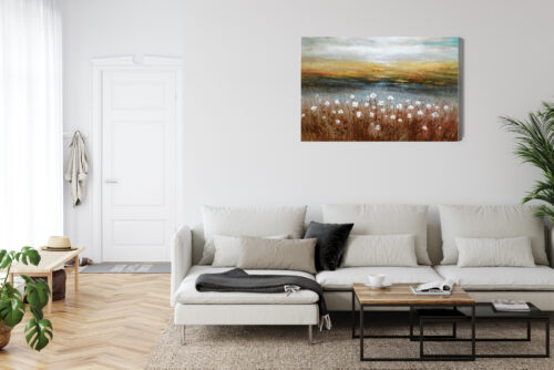 Obraz na płótnie Kwiaty Abstrakcja Łąka  Premium Canvas - obrazek 6