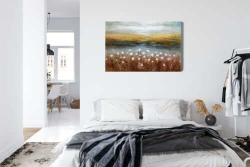 Obraz na płótnie Kwiaty Abstrakcja Łąka  Premium Canvas - obrazek 7