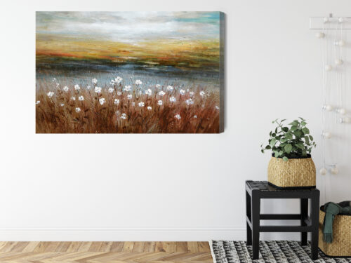 Obraz na płótnie Kwiaty Abstrakcja Łąka  Premium Canvas - obrazek 8