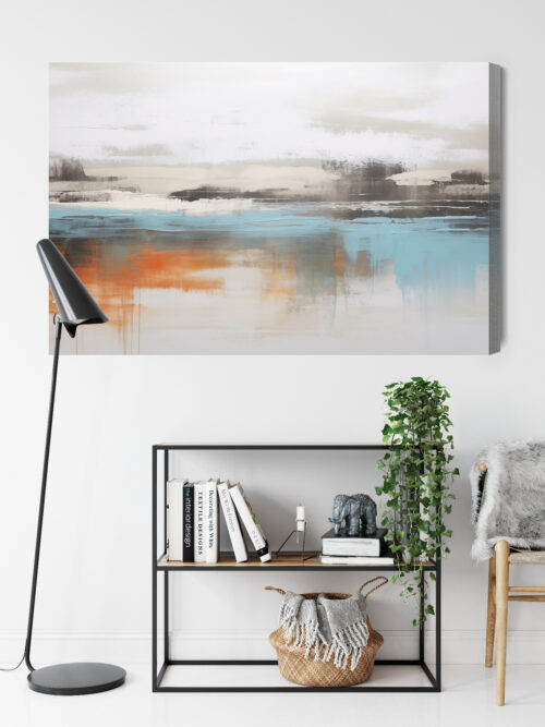 Obraz na płótnie Abstrakcja Nowoczesna Refleksja  Premium Canvas - obrazek 9